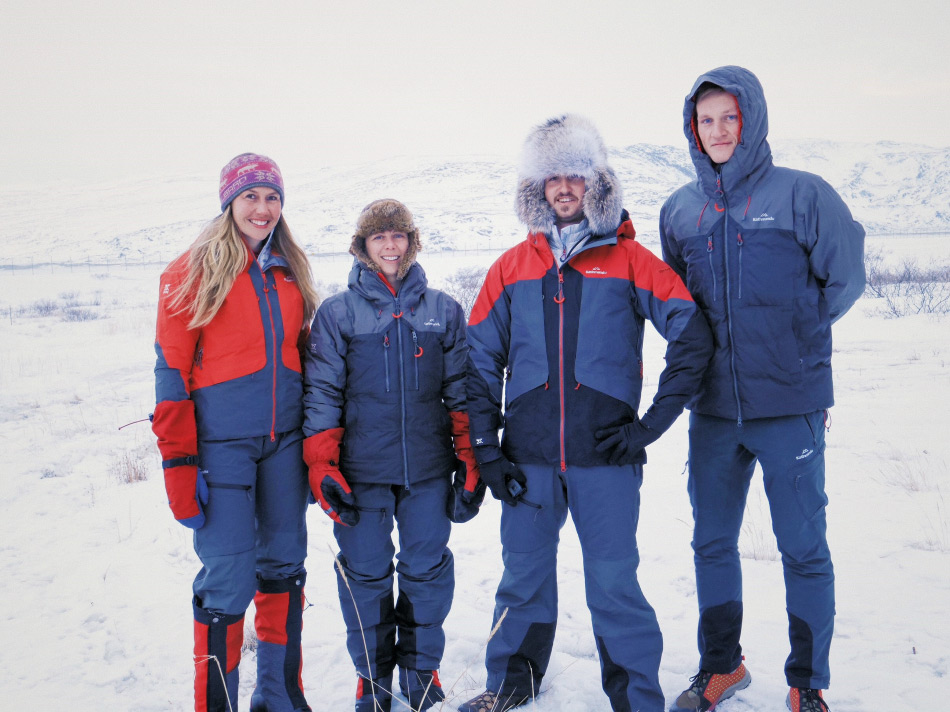 Die vier Neuentdecker sind keine unbeschriebenen ExpeditionsblÃ¤tter. Alle vier haben bereits auf verschiedenen anderen Expeditionen in der Welt teilgenommen und wollen nun sowohl sich wie auch andere junge Leute inspirieren, die Welt zu entdecken. Bild: Antarctic Heritage Trust