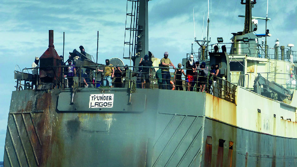 Ãber Monate verfolgte das Schiff von Sea Shepherd den Trawler Â«ThunderÂ».