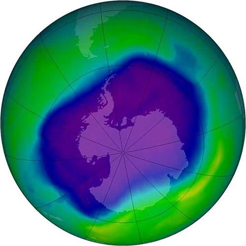 Antarktis, Ozonloch wieder grösser