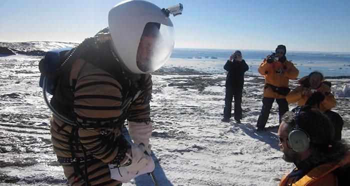 Marsanzug in der Antarktis getestet